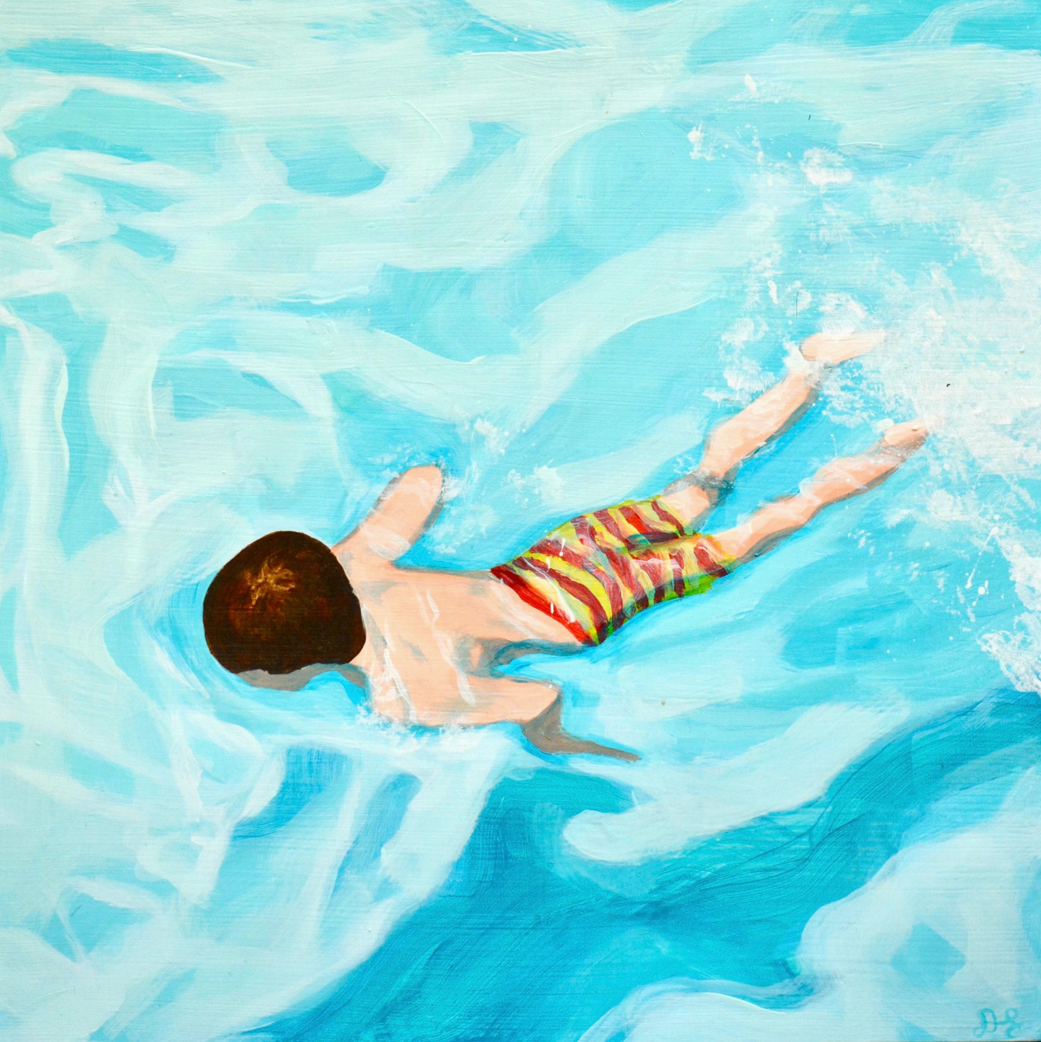 Devan Sweeney - Splish Splash (12 x 12)