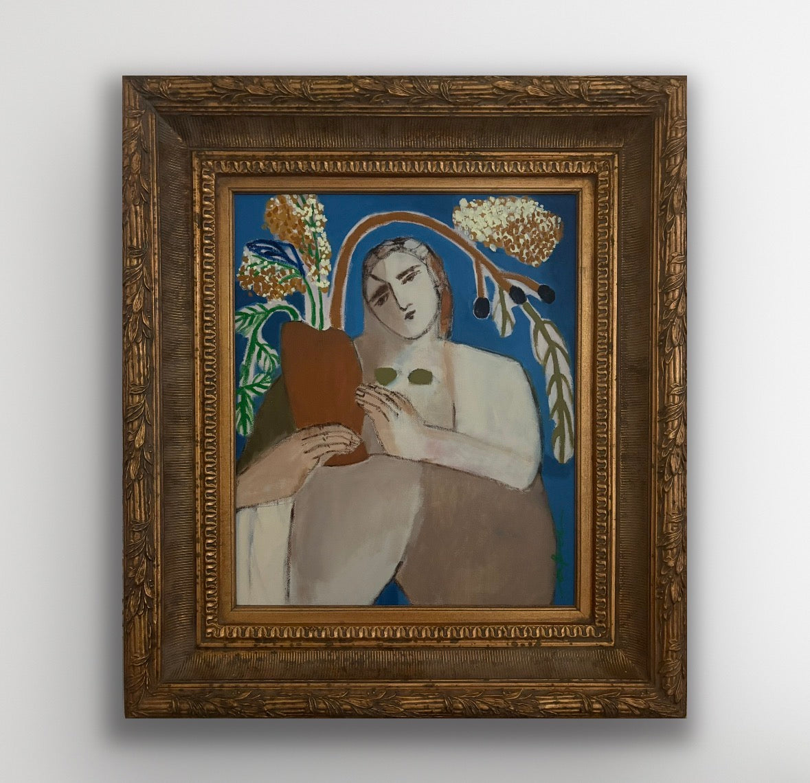 Alison Duncan - Stella and Flowers (24 x 20)