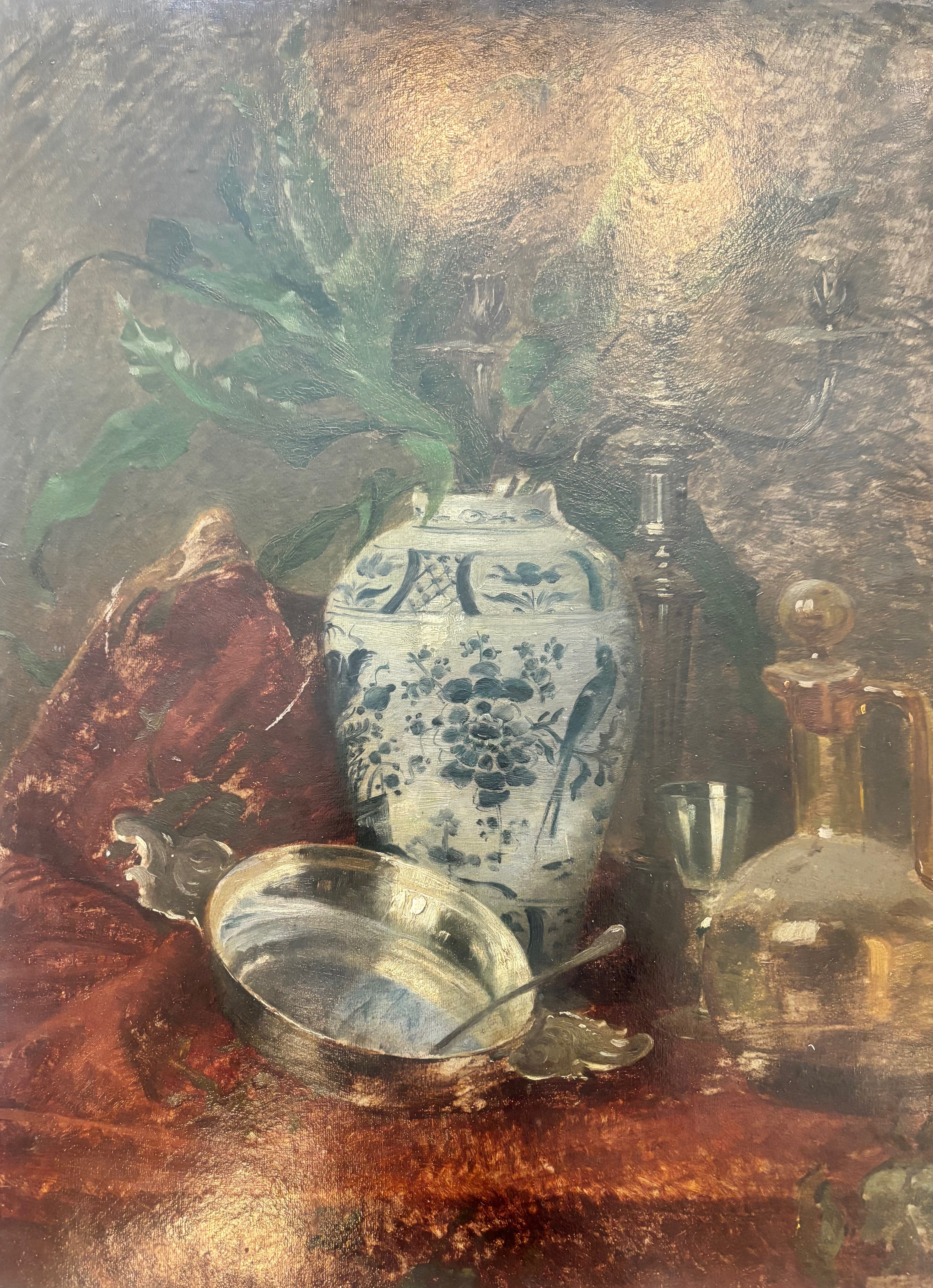 Heritage - Still Life with Blue and White Vase (28 x 21)