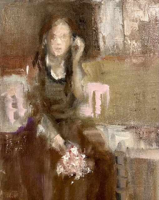 Ann Rudd - Still Untitled with Flowers (10 x 8)