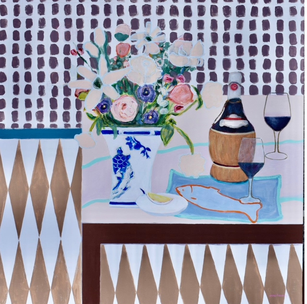 Anne Harney - Summer Delight (36 x 36)