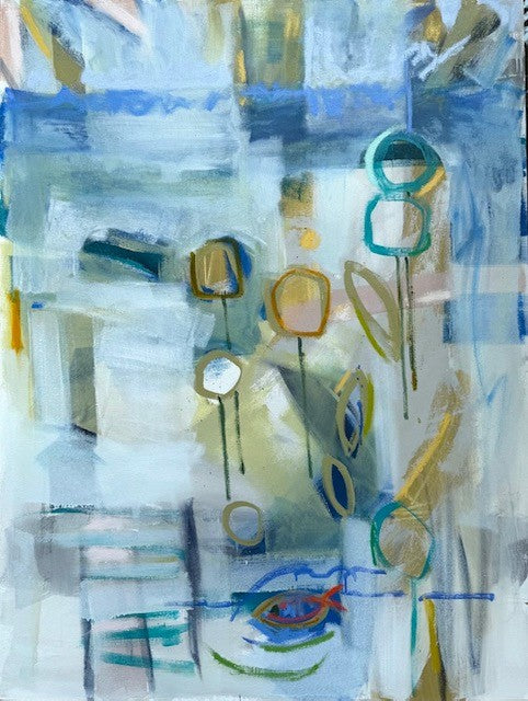 Karen Blair - Summer Pond II (48 x 36)