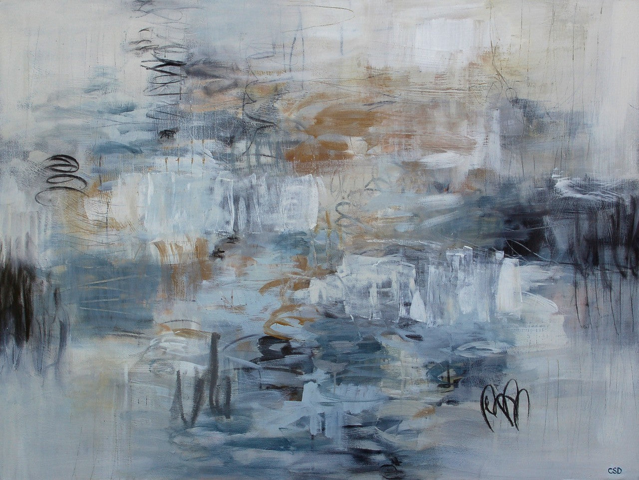 Christina Doelling - The Moon Saw Everything (36 x 48)