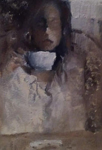 Ann Rudd - Teacup with Beige (7 x 5)