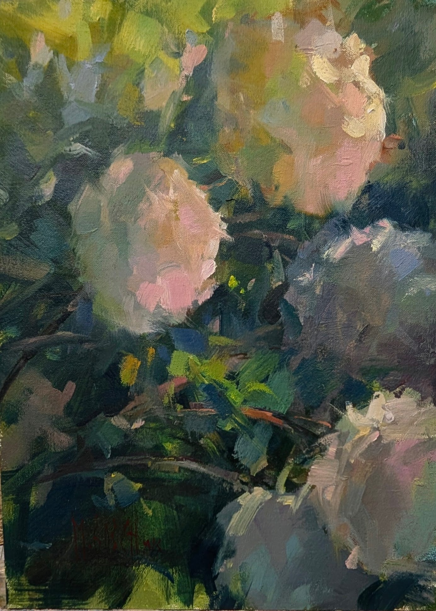 Millie Gosch - The Curtsey (16 x 12)