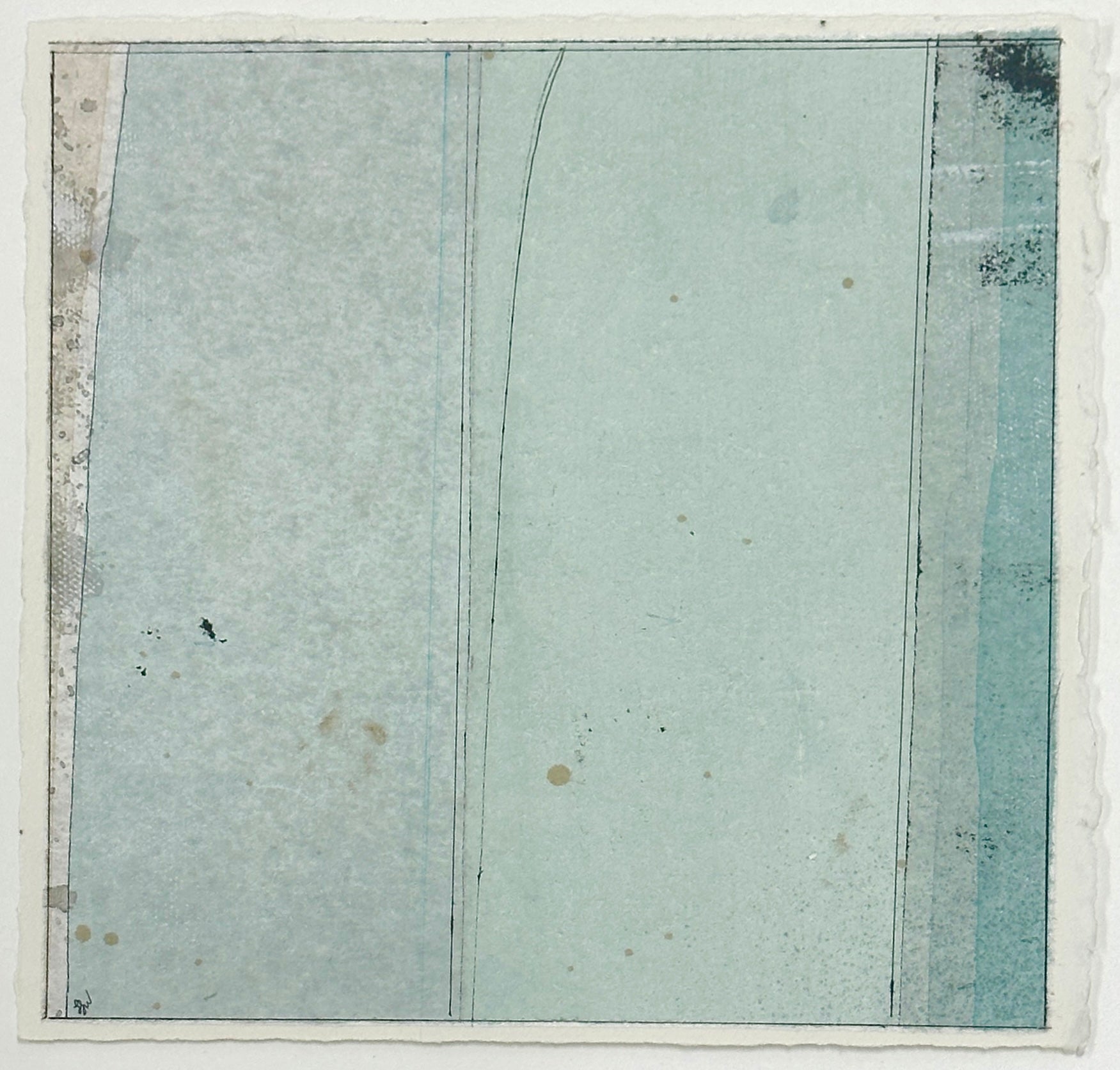 Lisa Weiss - Thin Space III (10.5 x 10.5)