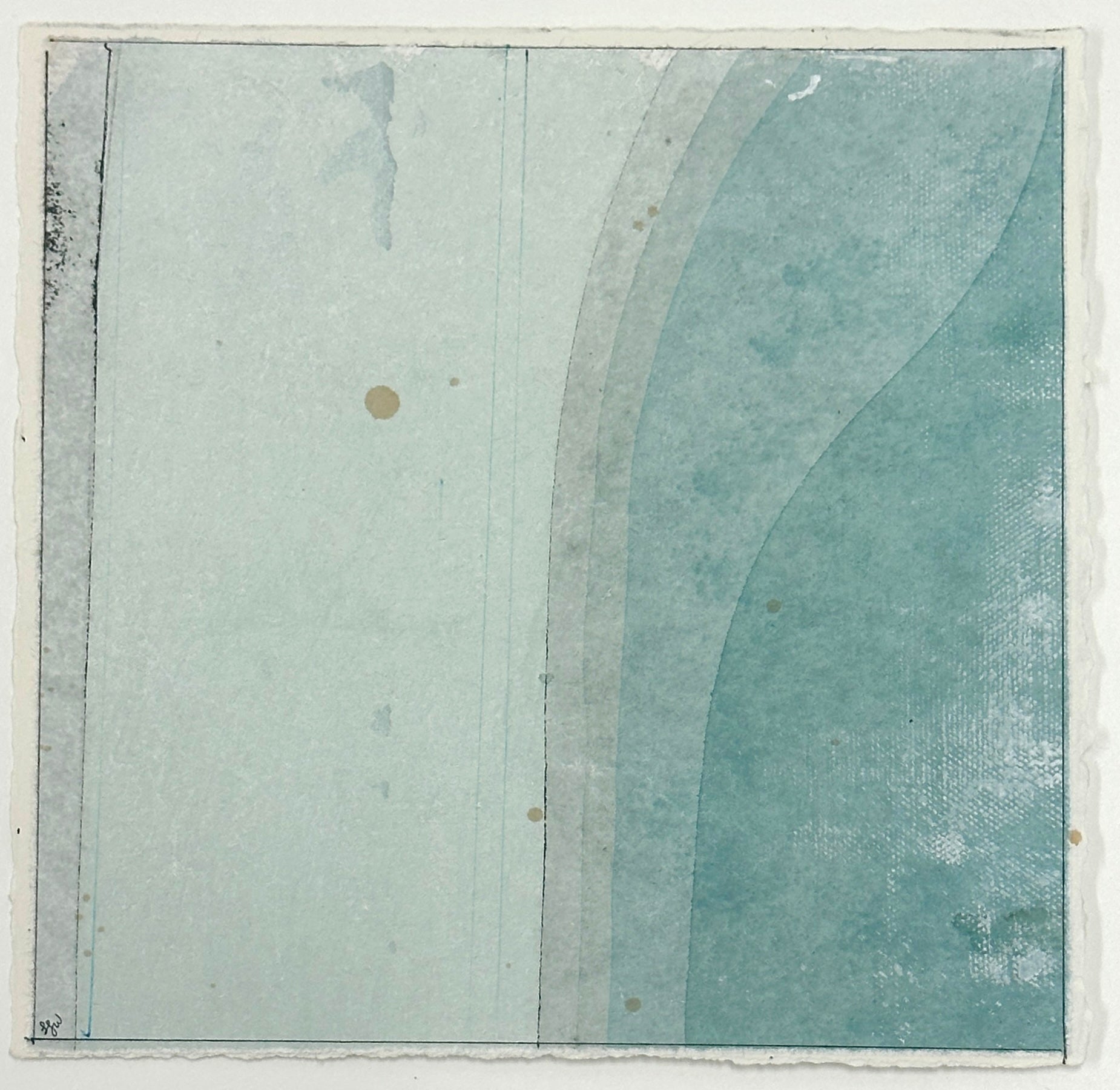 Lisa Weiss - Thin Space V (10.5 x 10.5)