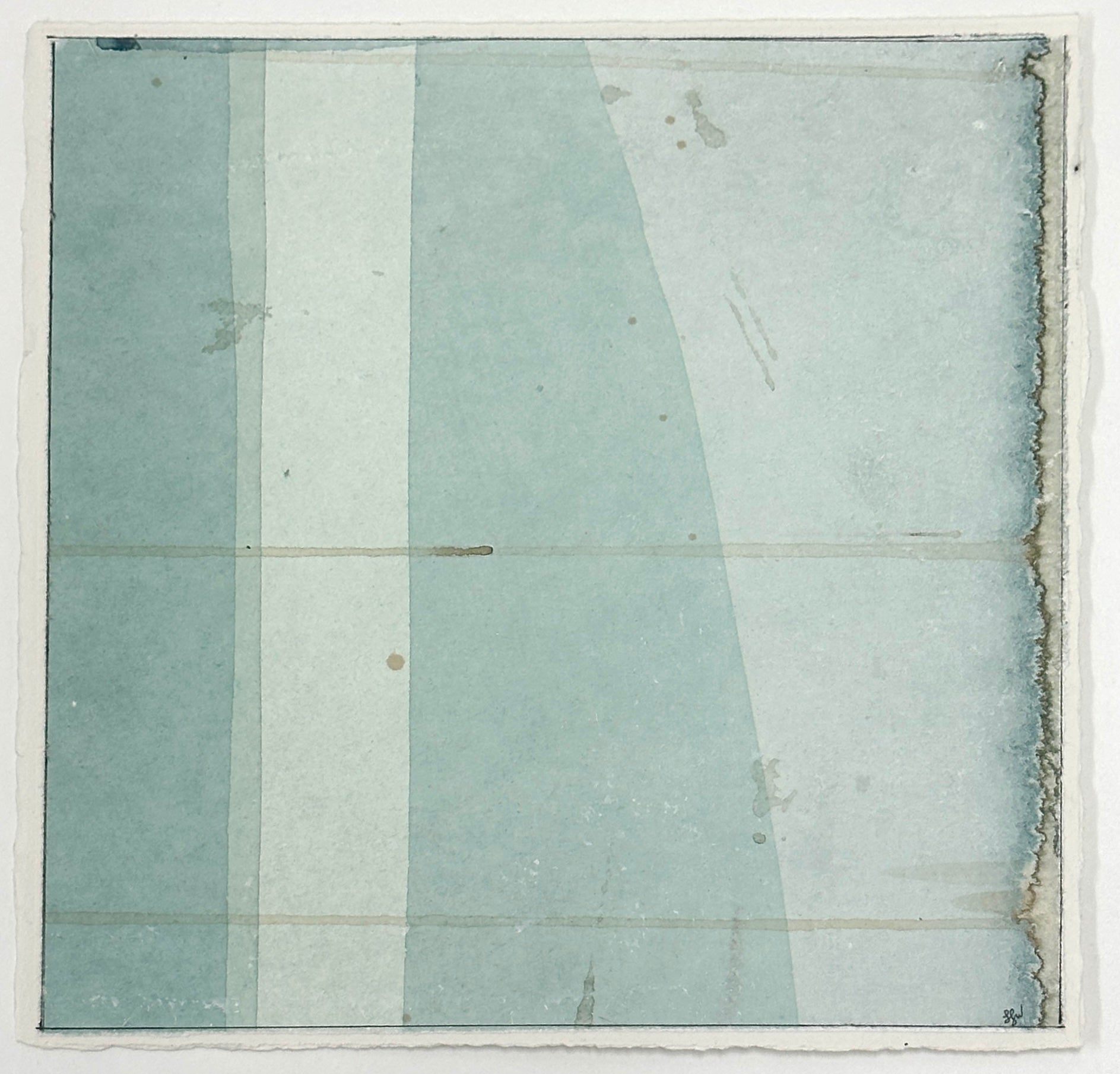 Lisa Weiss - Thin Space VI (10.5 x 10.5)