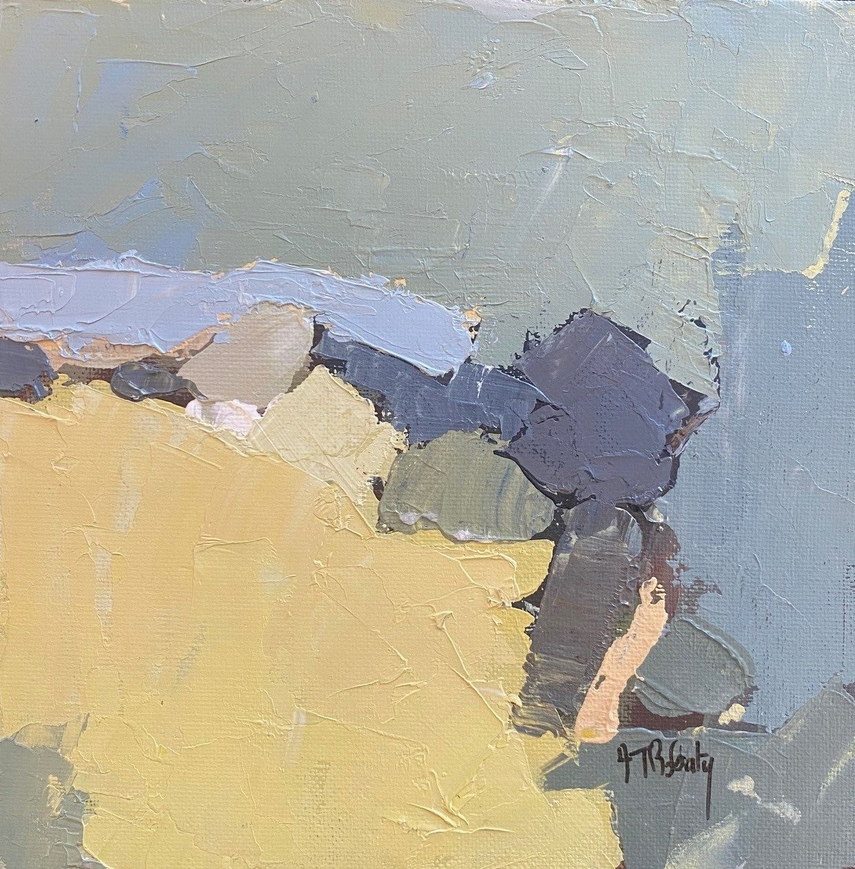 Heritage - One Olive Tree by Andree Thobaty (8 x 8)