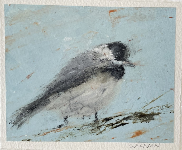 Amy Sullivan - Tonalist Bird (4.75 x 5.5)
