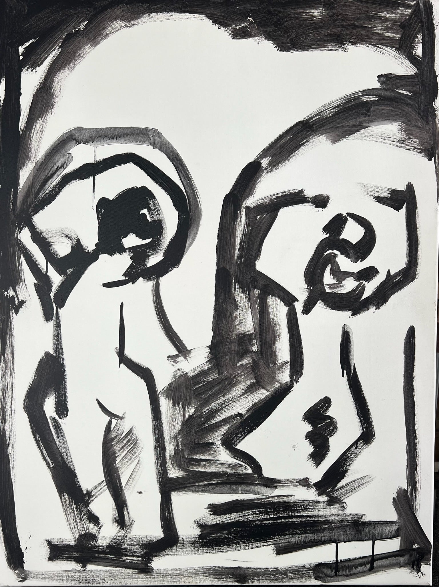 Anne Darby Parker - Transcription of a Tribal Dance (40 x 30)