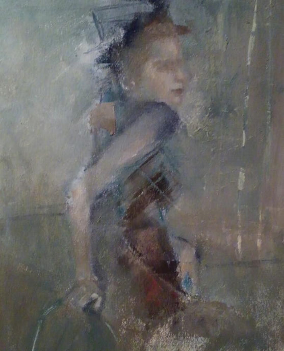 Ann Rudd - Untitled in Plaid (10 x 8)