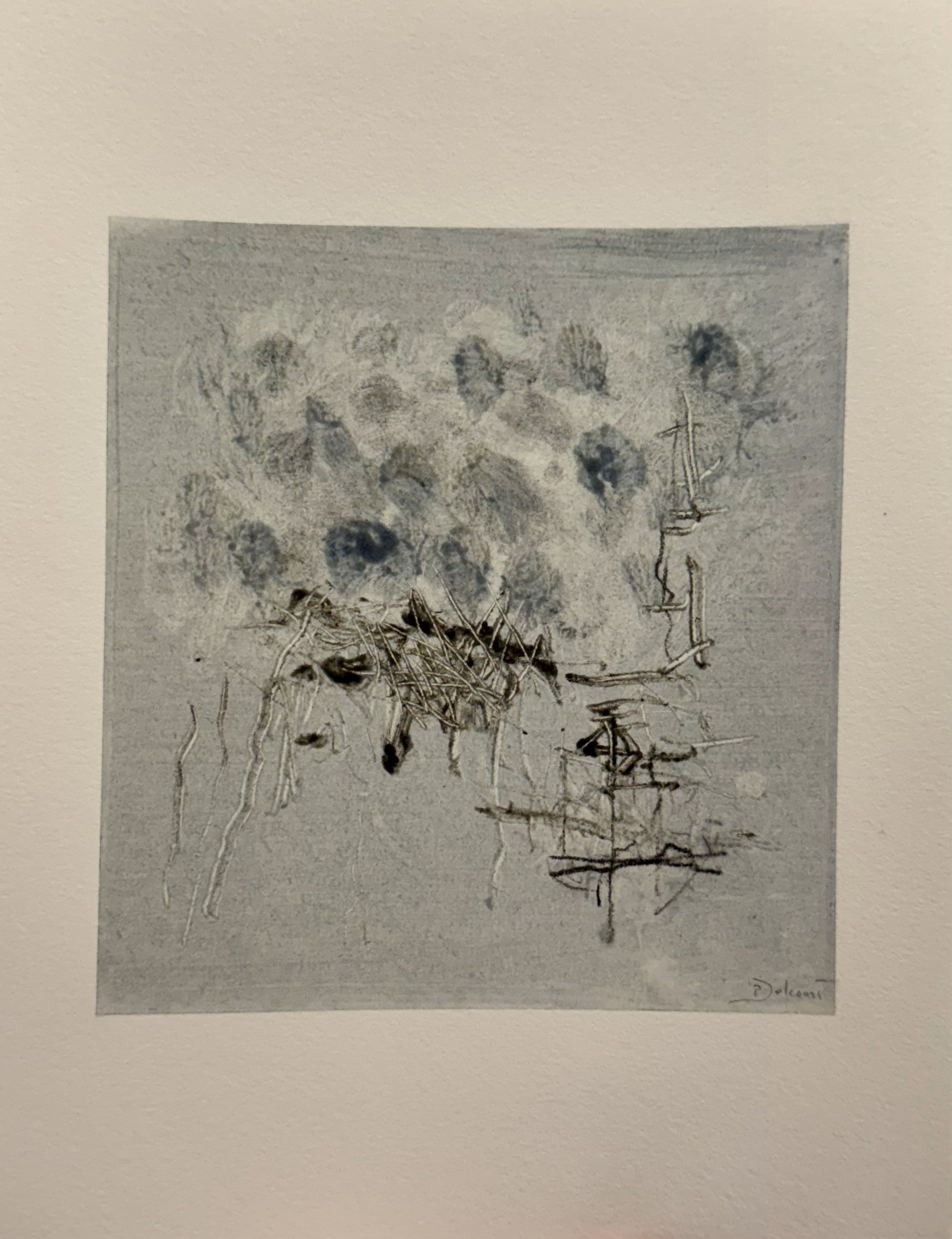 Heritage - Montagnes VI by Pierre Delcourt (9.5 x 7)