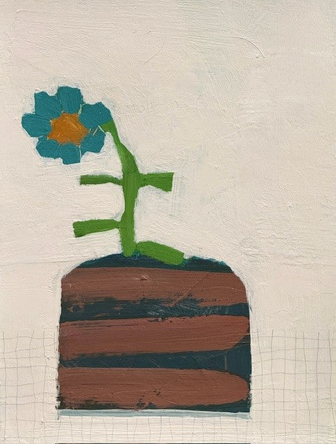 Ellen Rolli - Vessel with Bold Stripes (12 x 9)