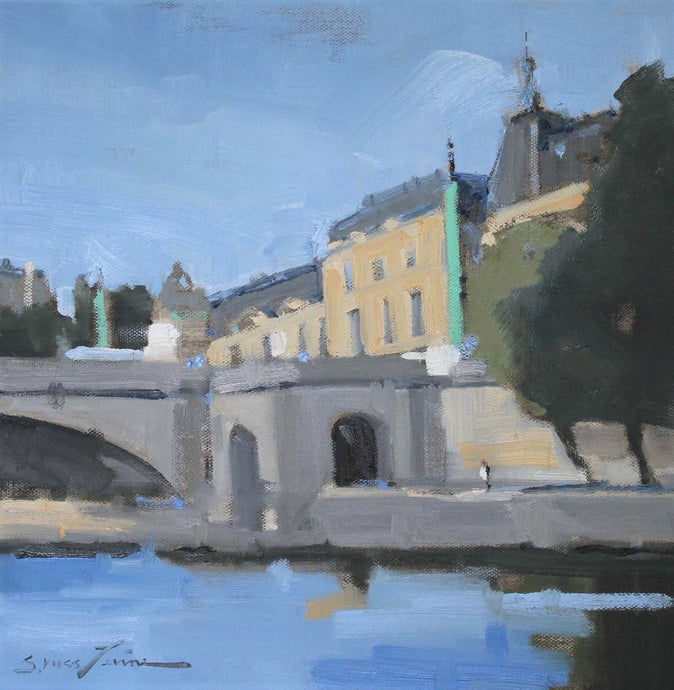 Sherrie Russ Levine - Views from the Seine, No. 28 (12 x 12)