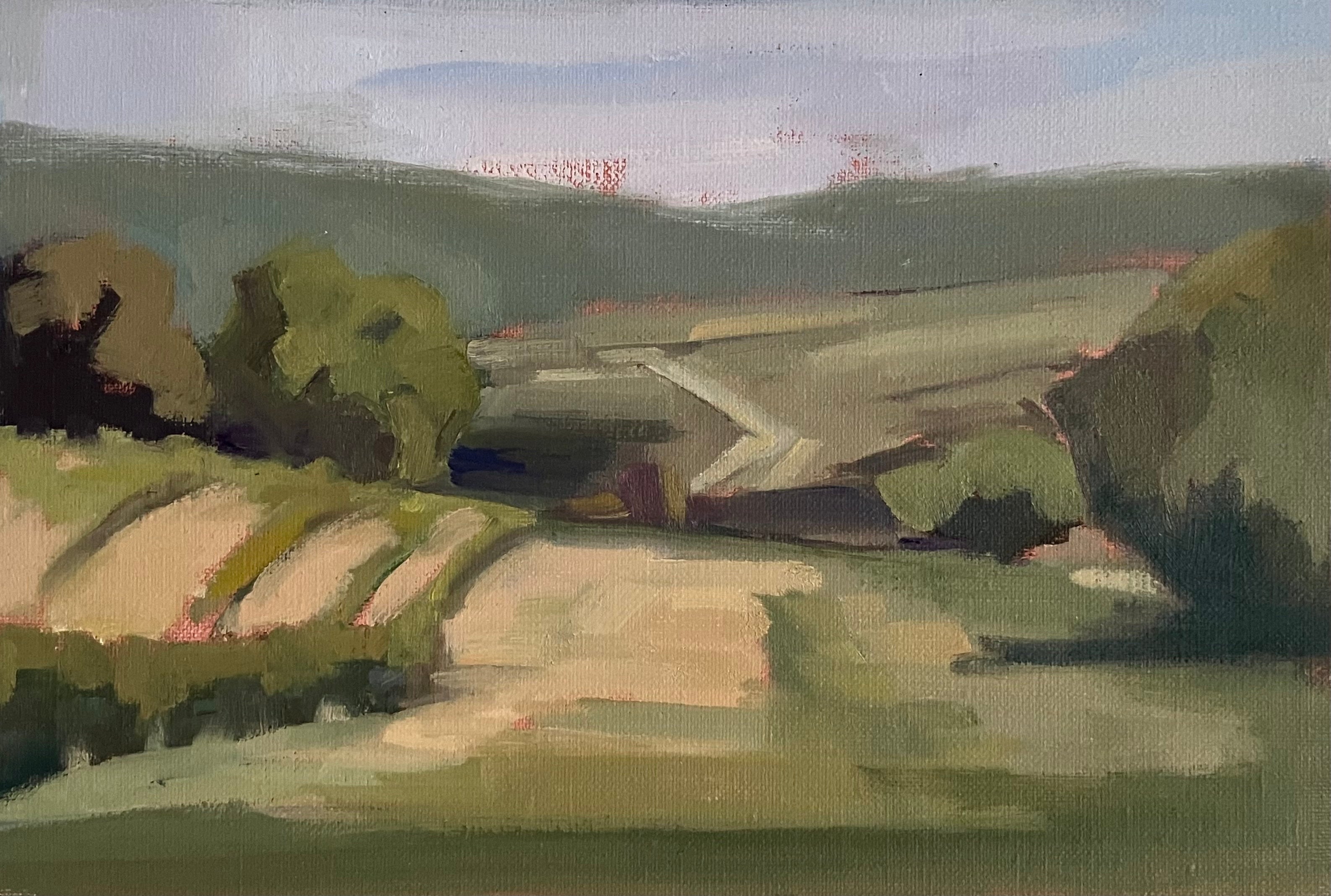 Lesley Powell - Vincent's Vineyard (8.5 x 12.5)