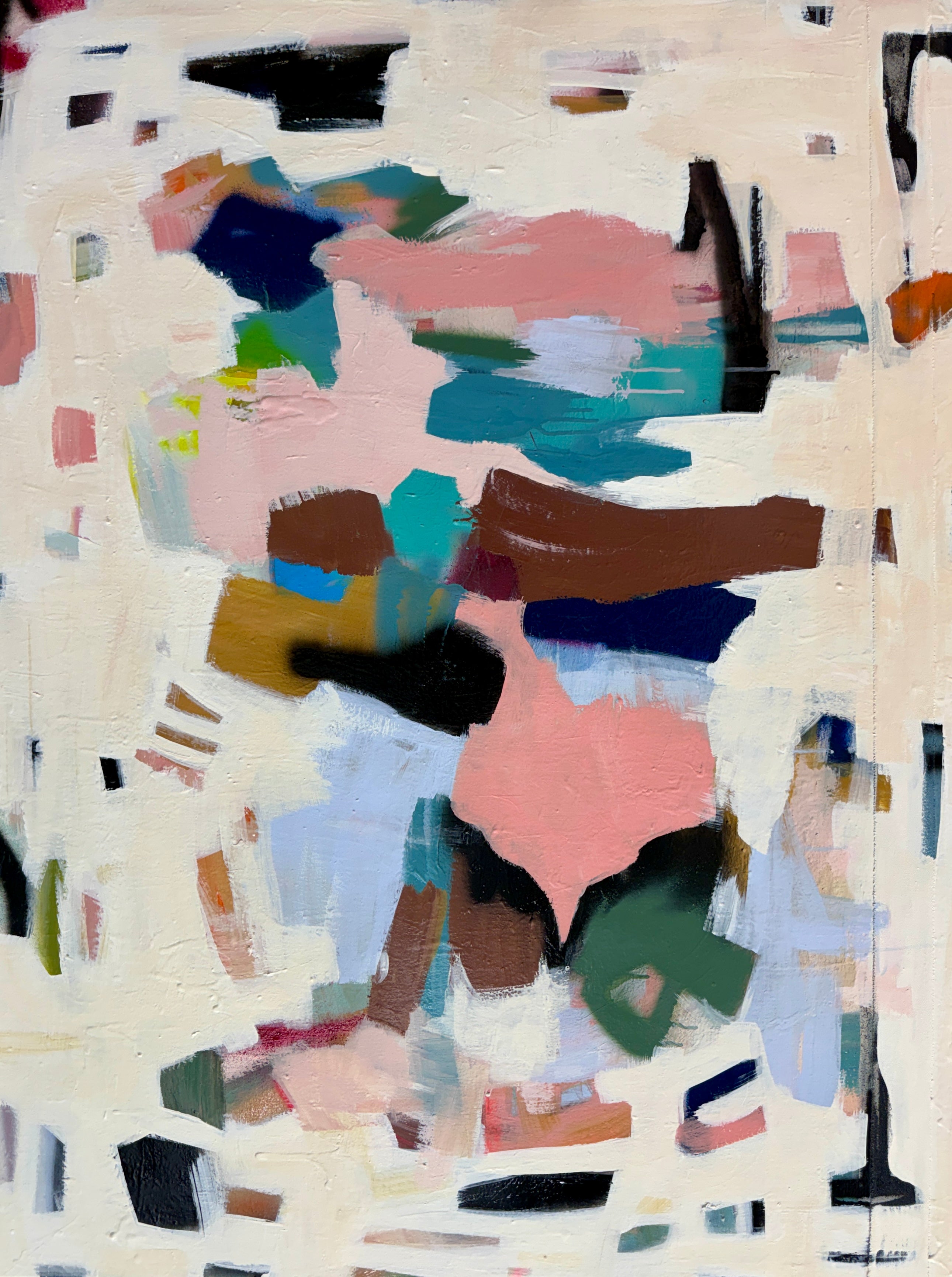 Annie King - Violets in Velvet (48 x 36)