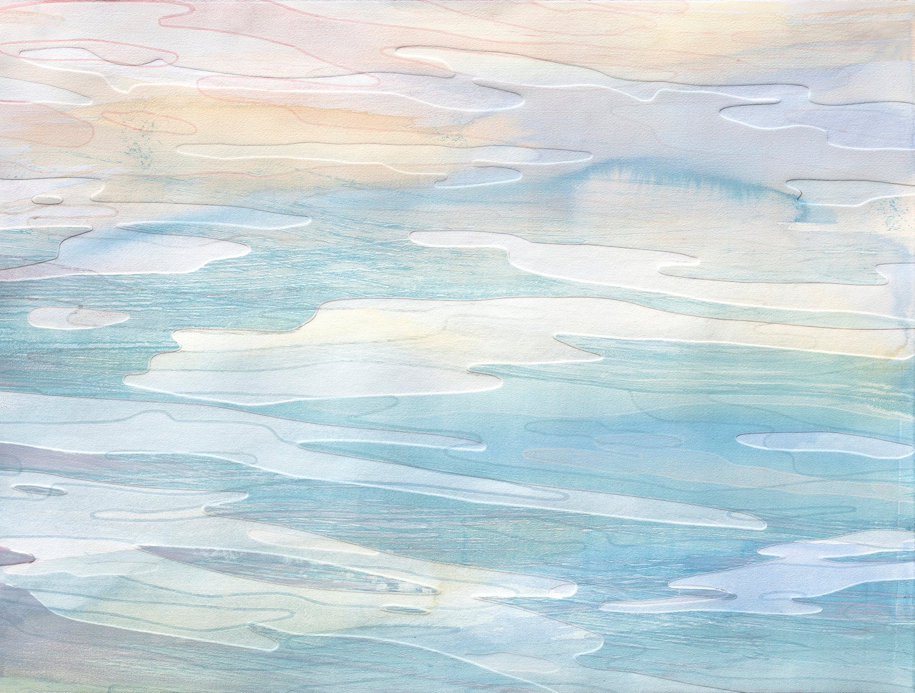 Katherine Warinner - Ocean Light 2 (22 x 30)