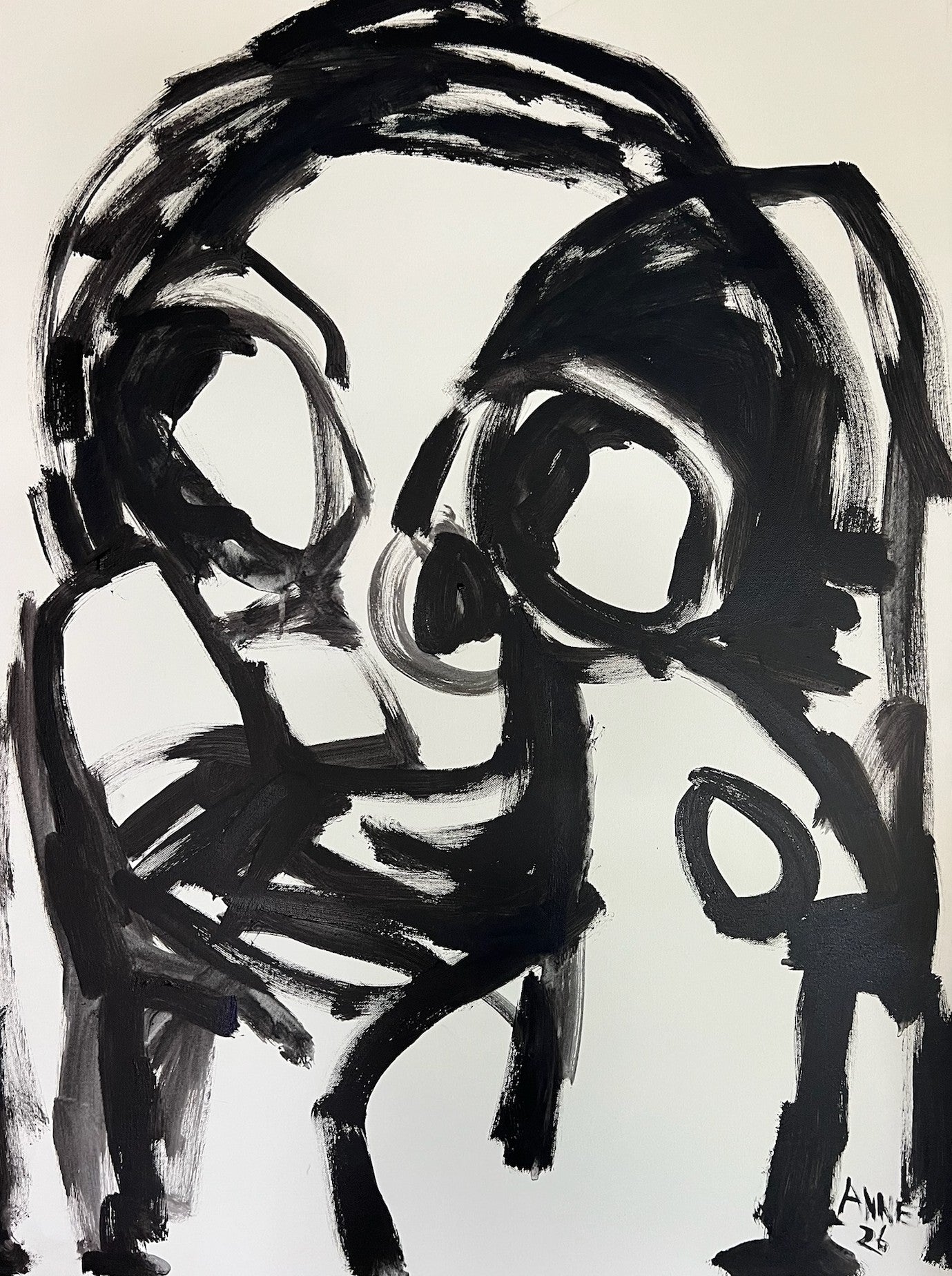 Anne Darby Parker - Transcription from Anne Darby Parker's Wedding Dance (40 x 30)