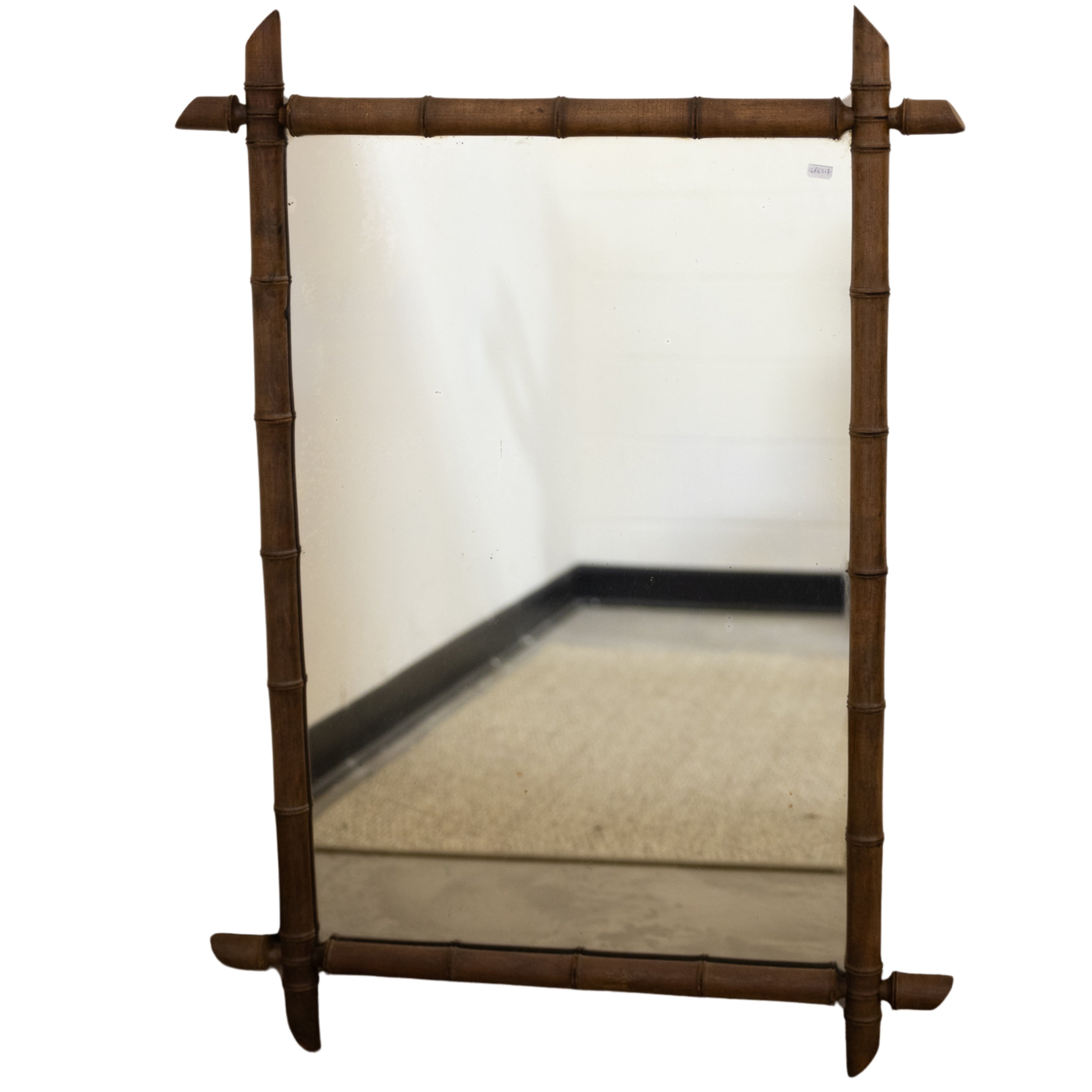 Oak Bamboo-Style Mirror XL