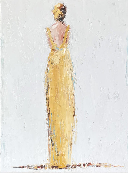 Geri Eubanks - Yellow Dress (16 x 12)