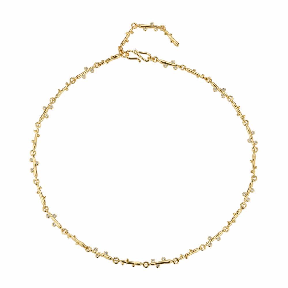 Gold & Clear Adeline Necklace