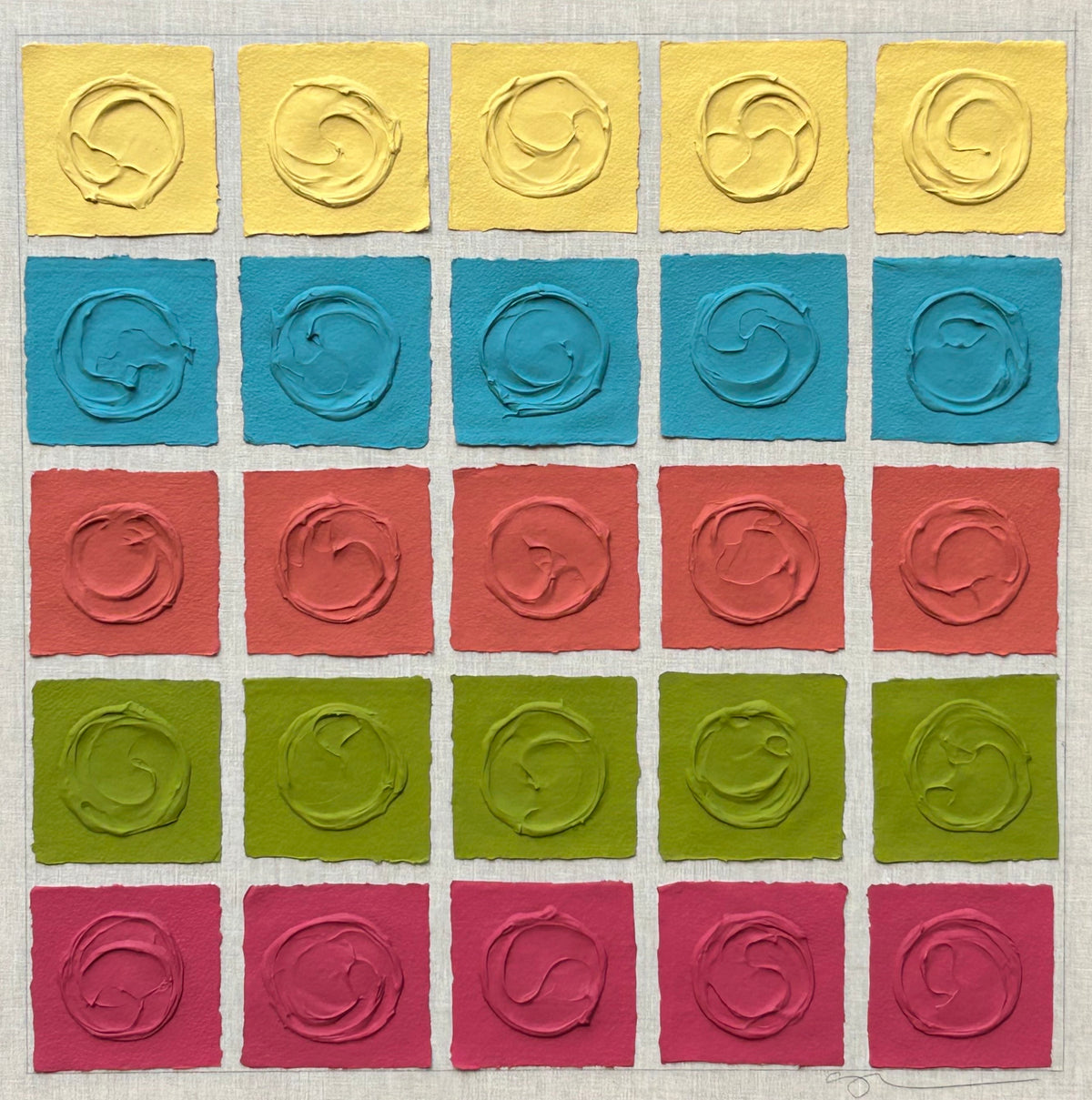 Sally Threlkeld - Color Theory #2 (36 x 36)