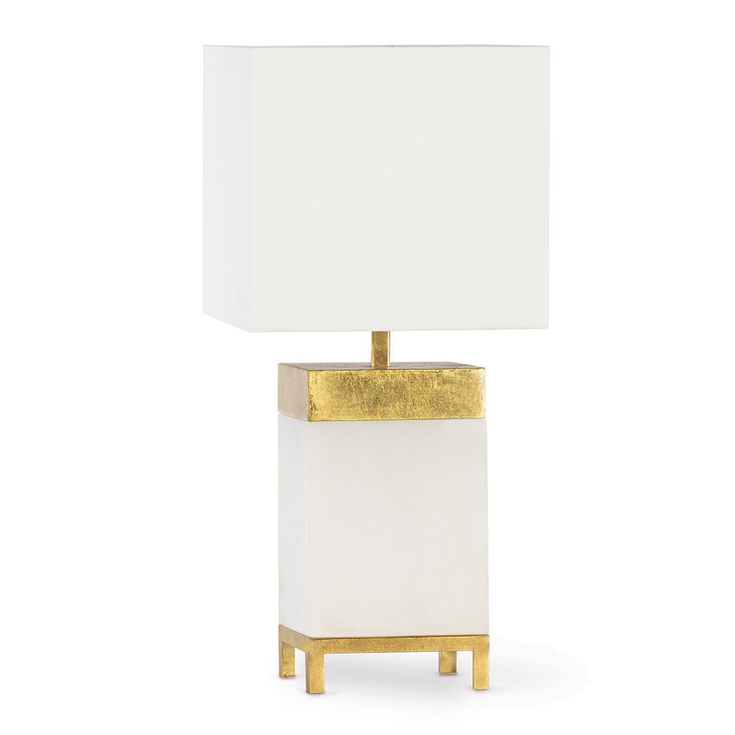 Alabaster & Gold Mini Lamp