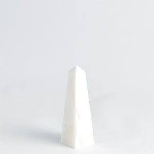 Small White Alabaster Obelisk