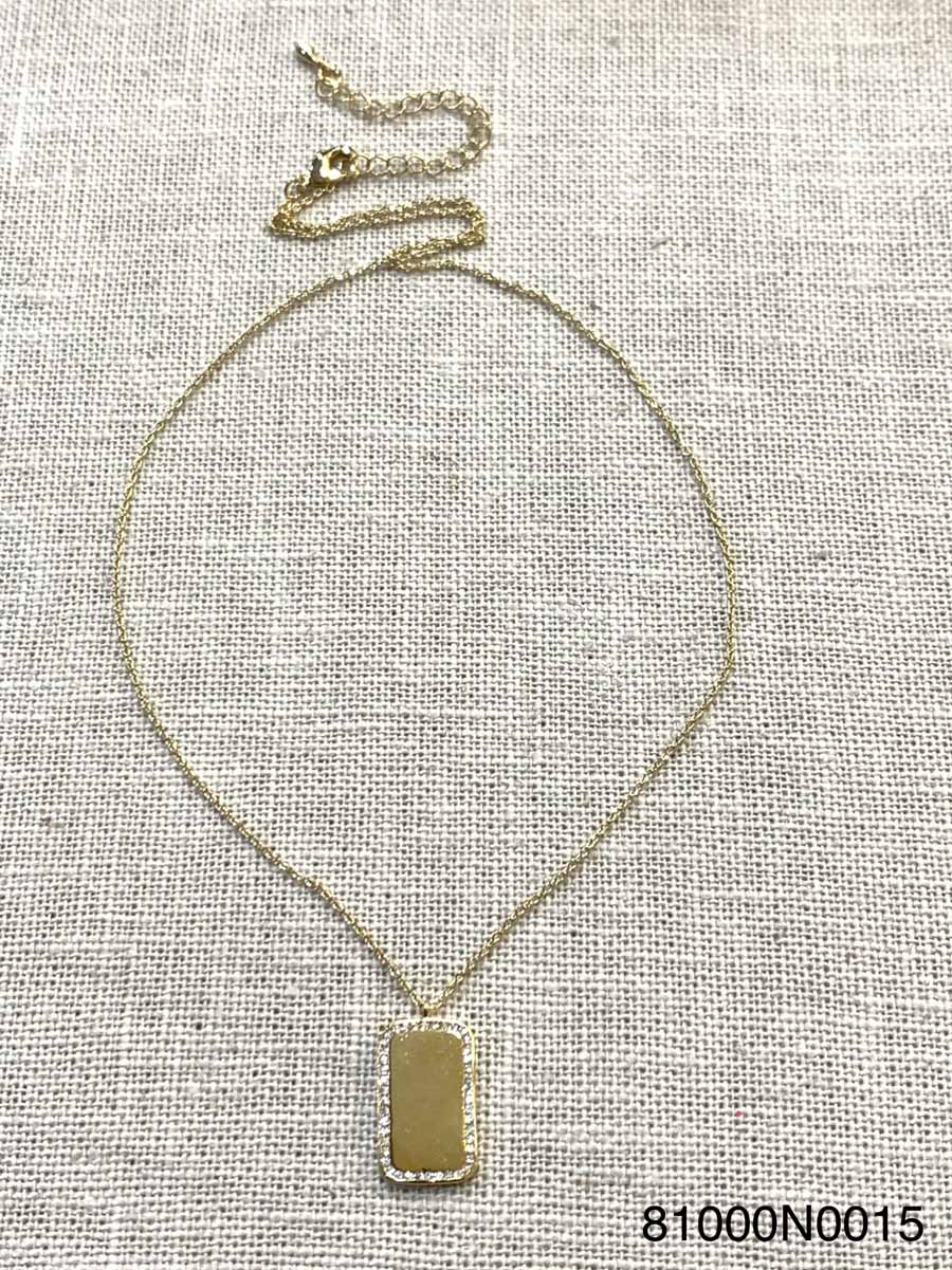 Ali ID Tag Pendant Necklace