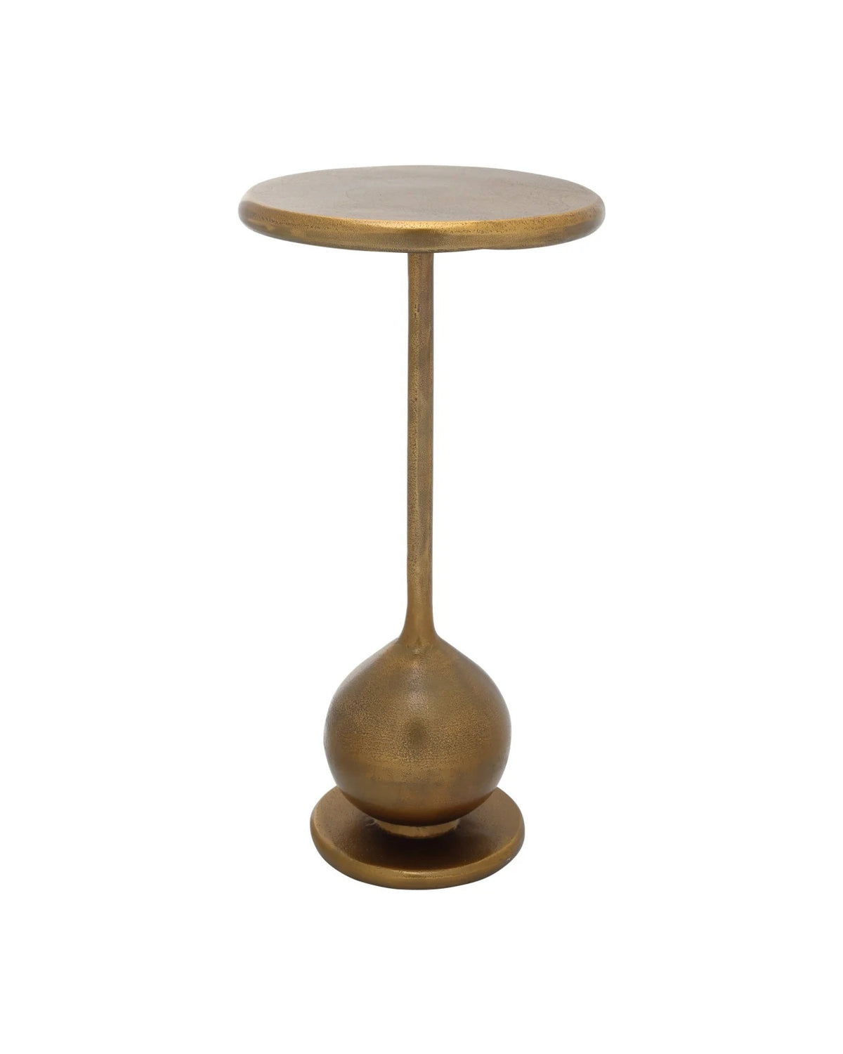 Antique Brass Carillon Accent Table