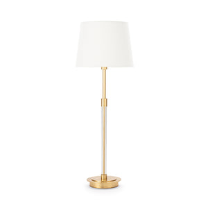 Auburn Gold & Crystal Buffet Lamp