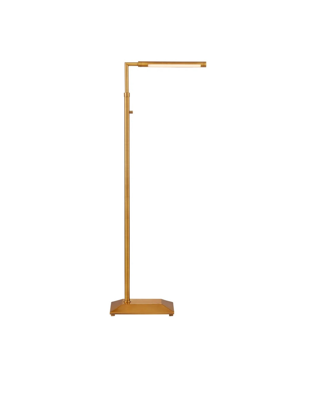 Tubular Brass Floor Lamp