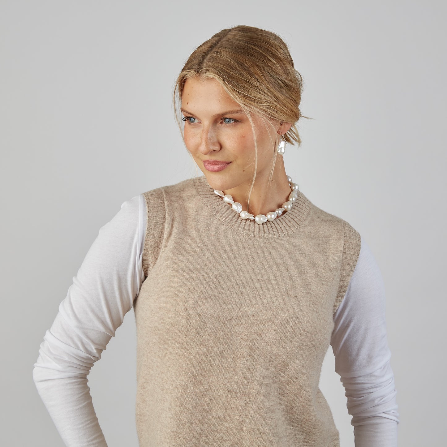 Baroque Pearl Statement Necklace