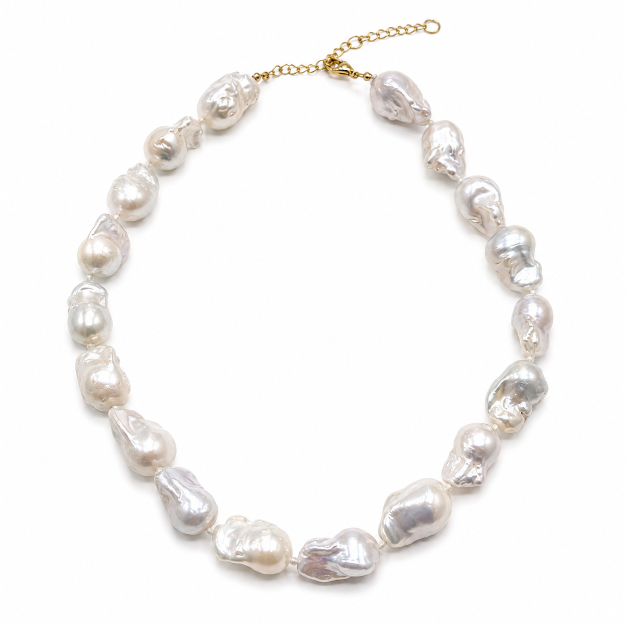 Baroque Pearl Statement Necklace