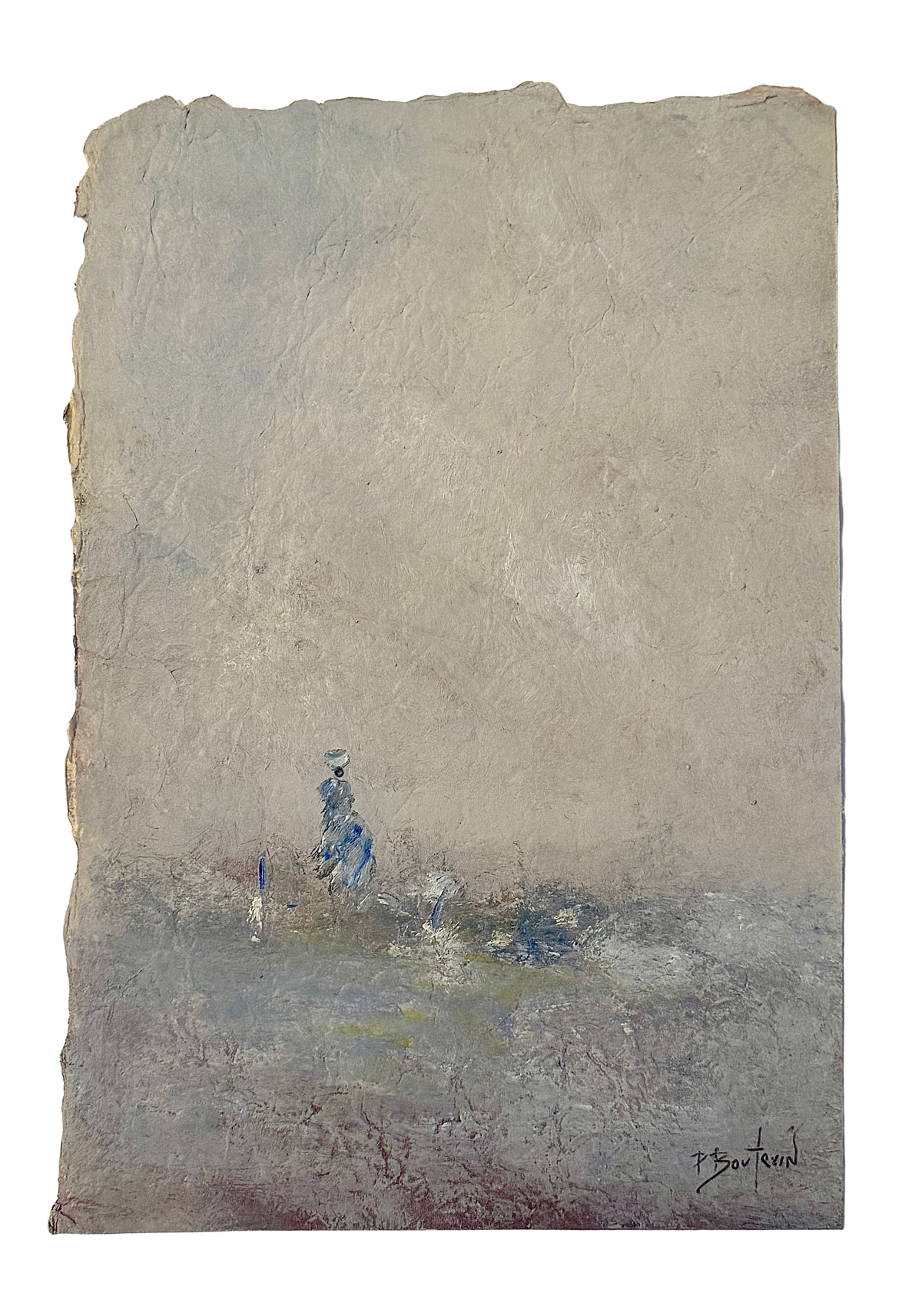 Pascal Bouterin - Rivage en Bretagne (15 x 10.5)