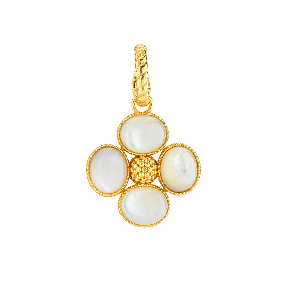 Berry Clover Double-Sided Pendant