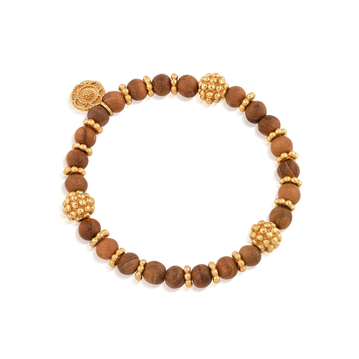 Teak Berry Stretch Bracelet