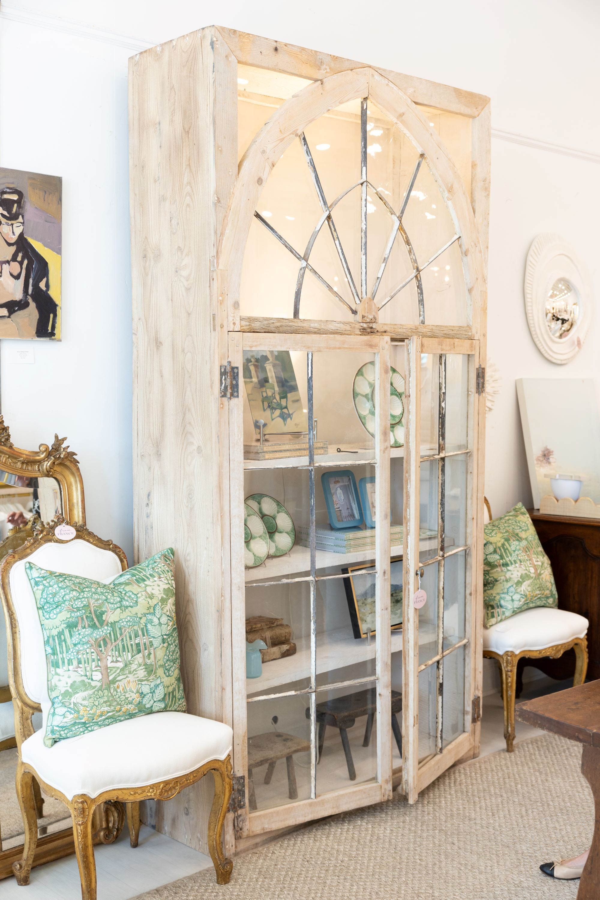 Painted Bibliotheque Bookcase