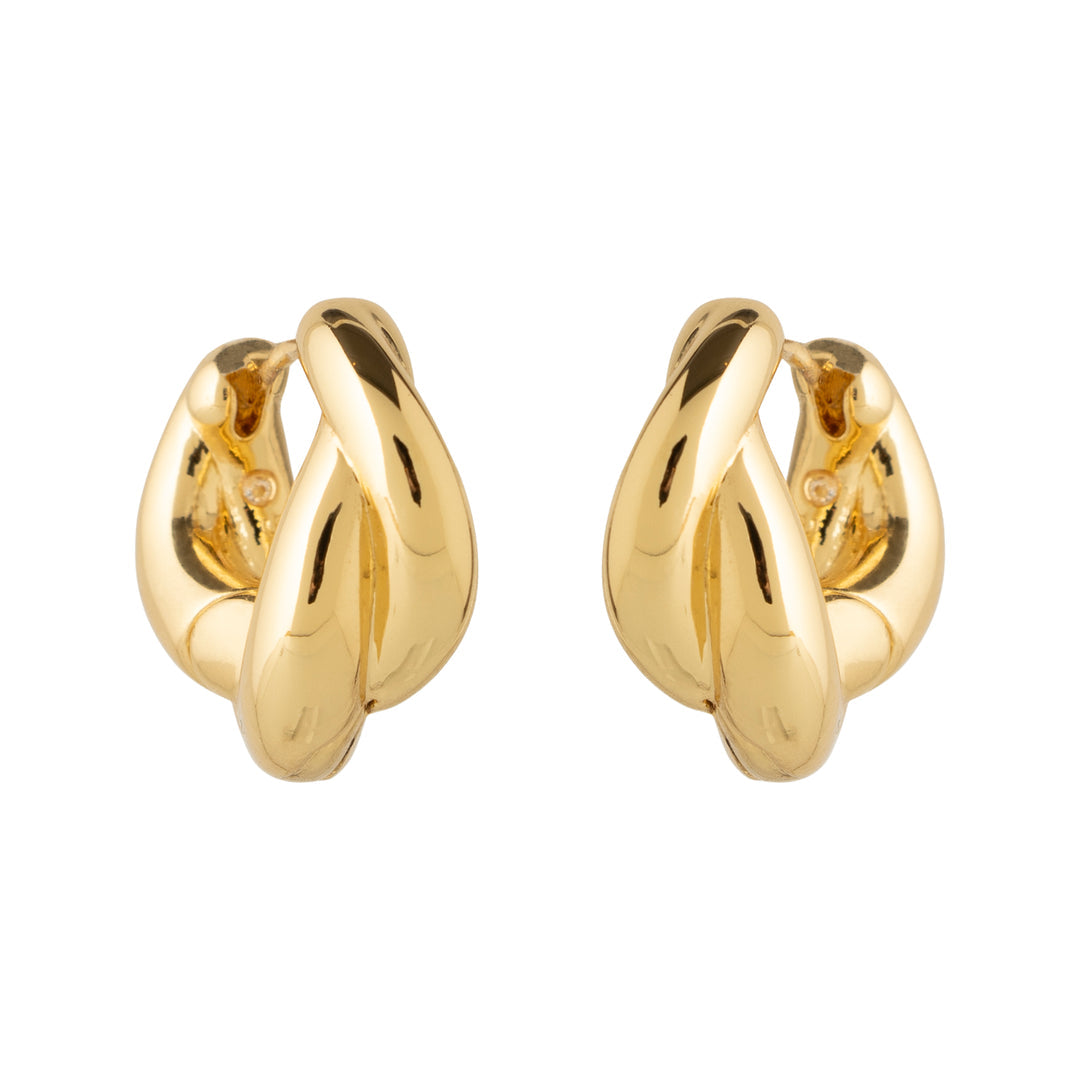 Gold Bleecker Hoops