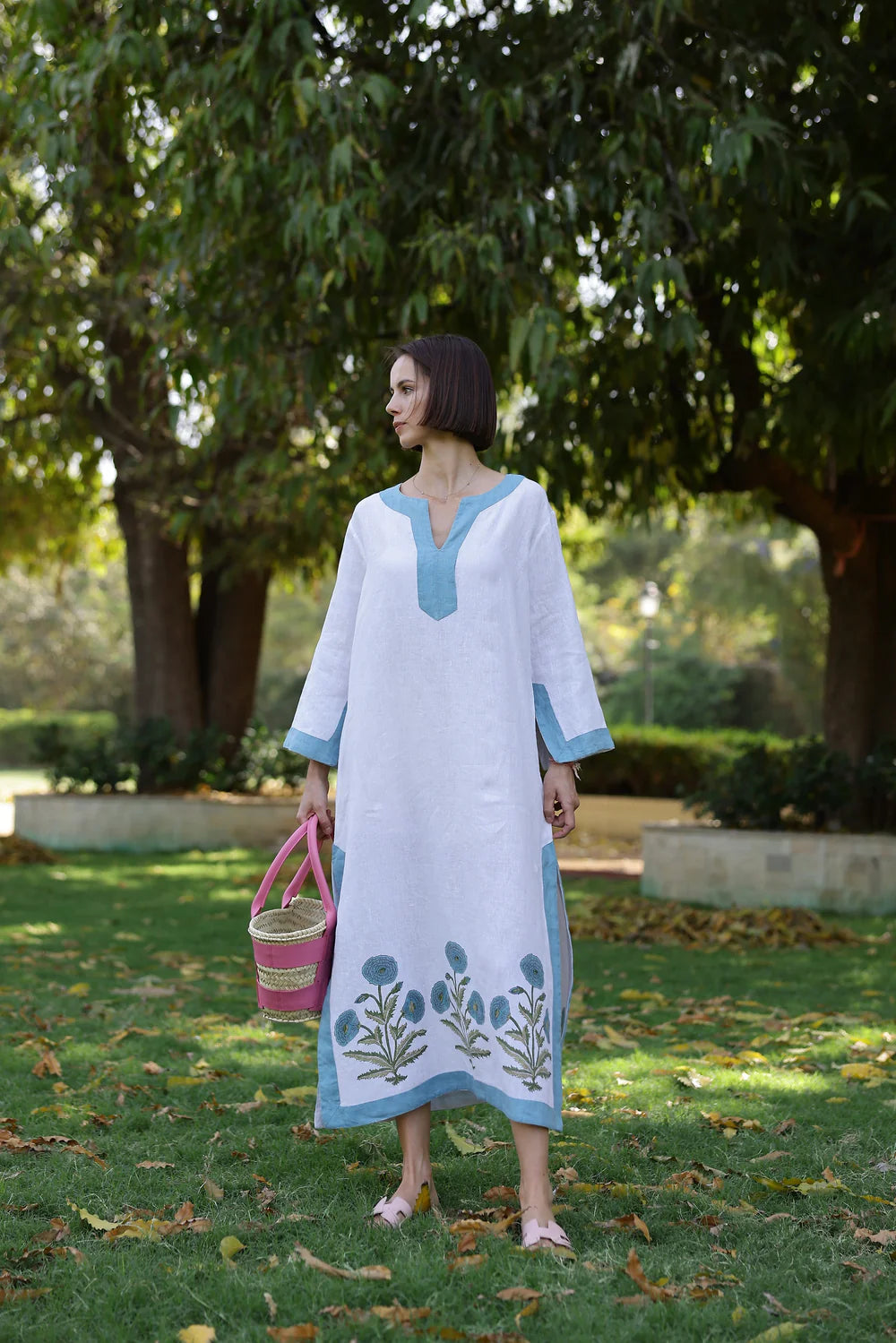 Blue Buta Hampton Kaftan