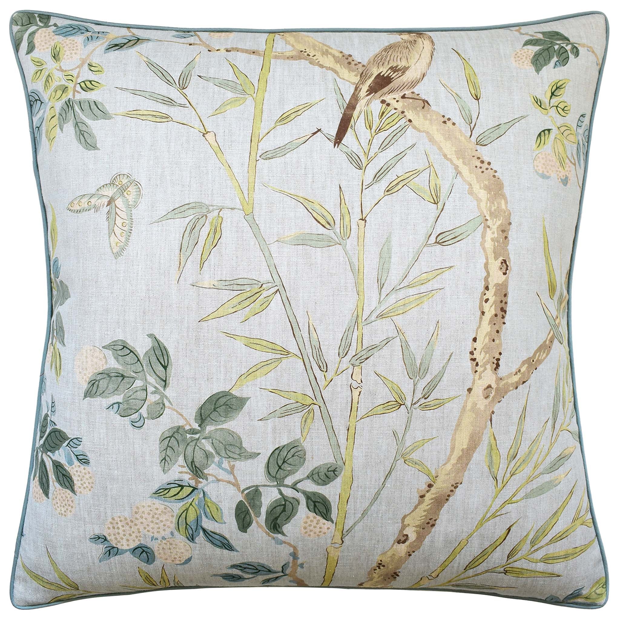 Blue Claire Tree Pillow