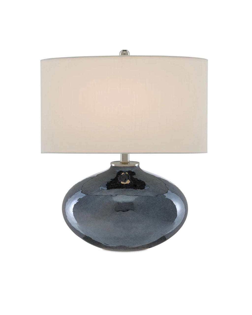 Blue Glass Table Lamp