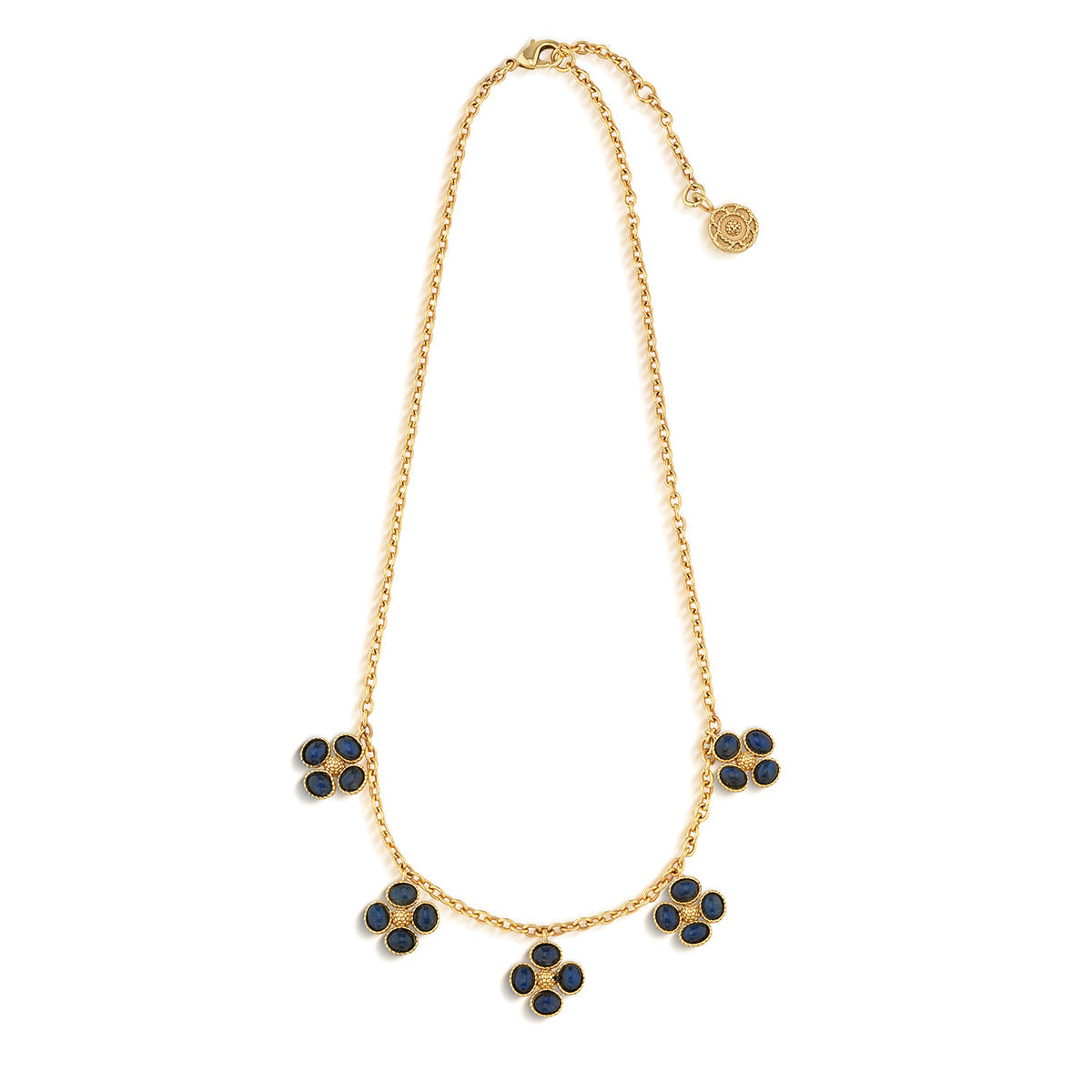 Blue Labradorite Multi Station Necklace