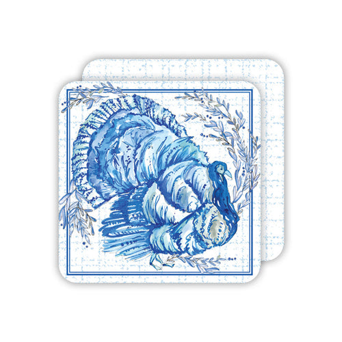 Blue Turkey Coasters