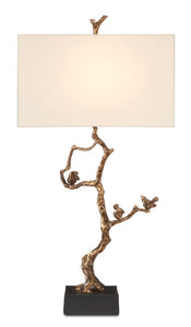 Brass Branch Table Lamp