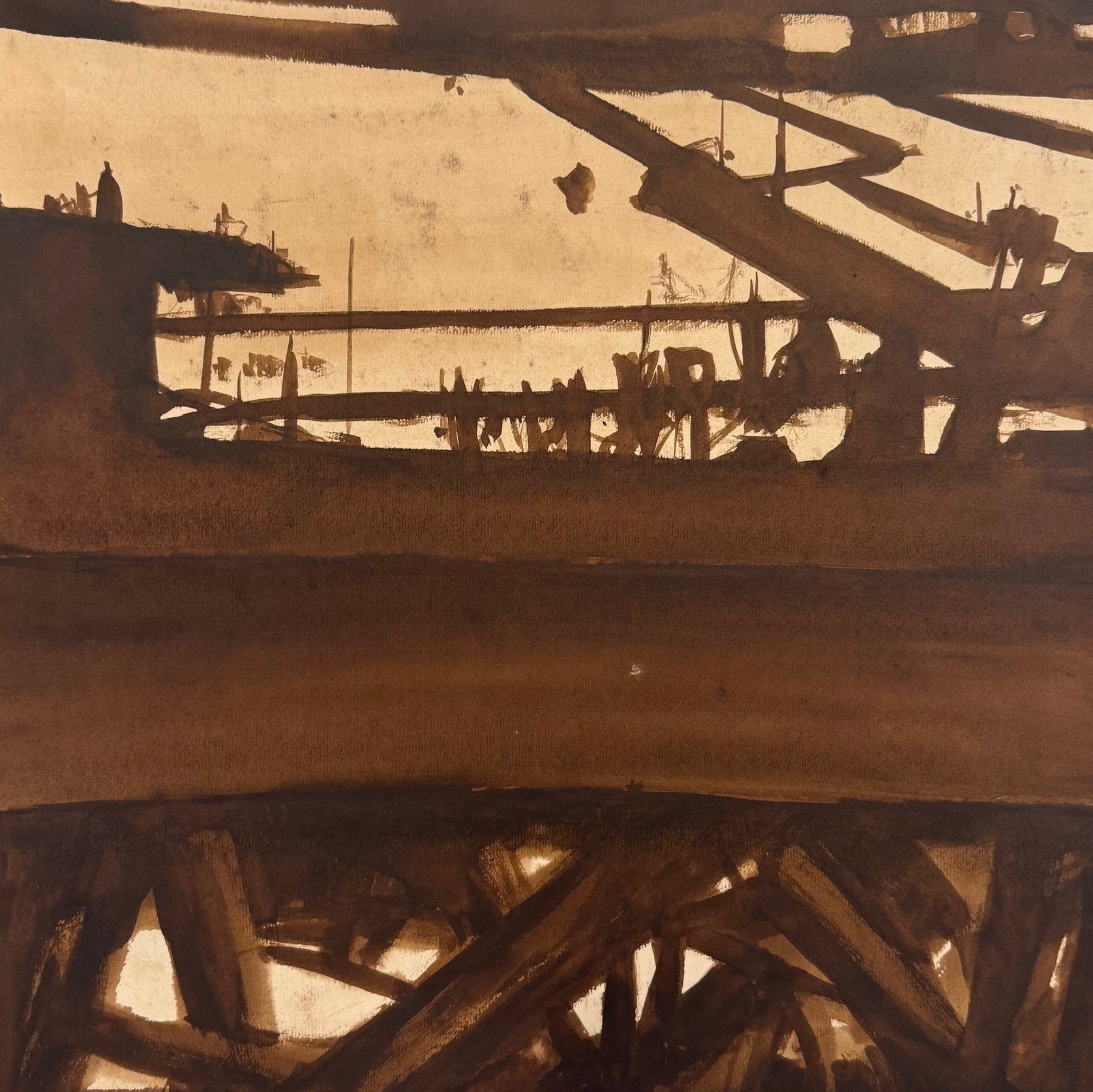 Heritage - Abstract Landscape by Stora (15 x 15)