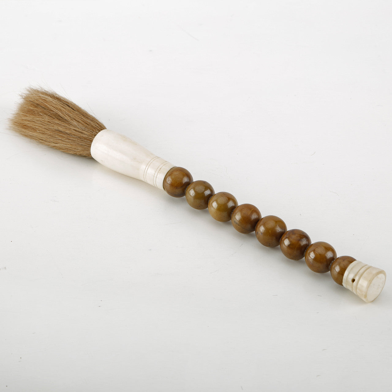 Brown Marble Bead Calligraphy Brush