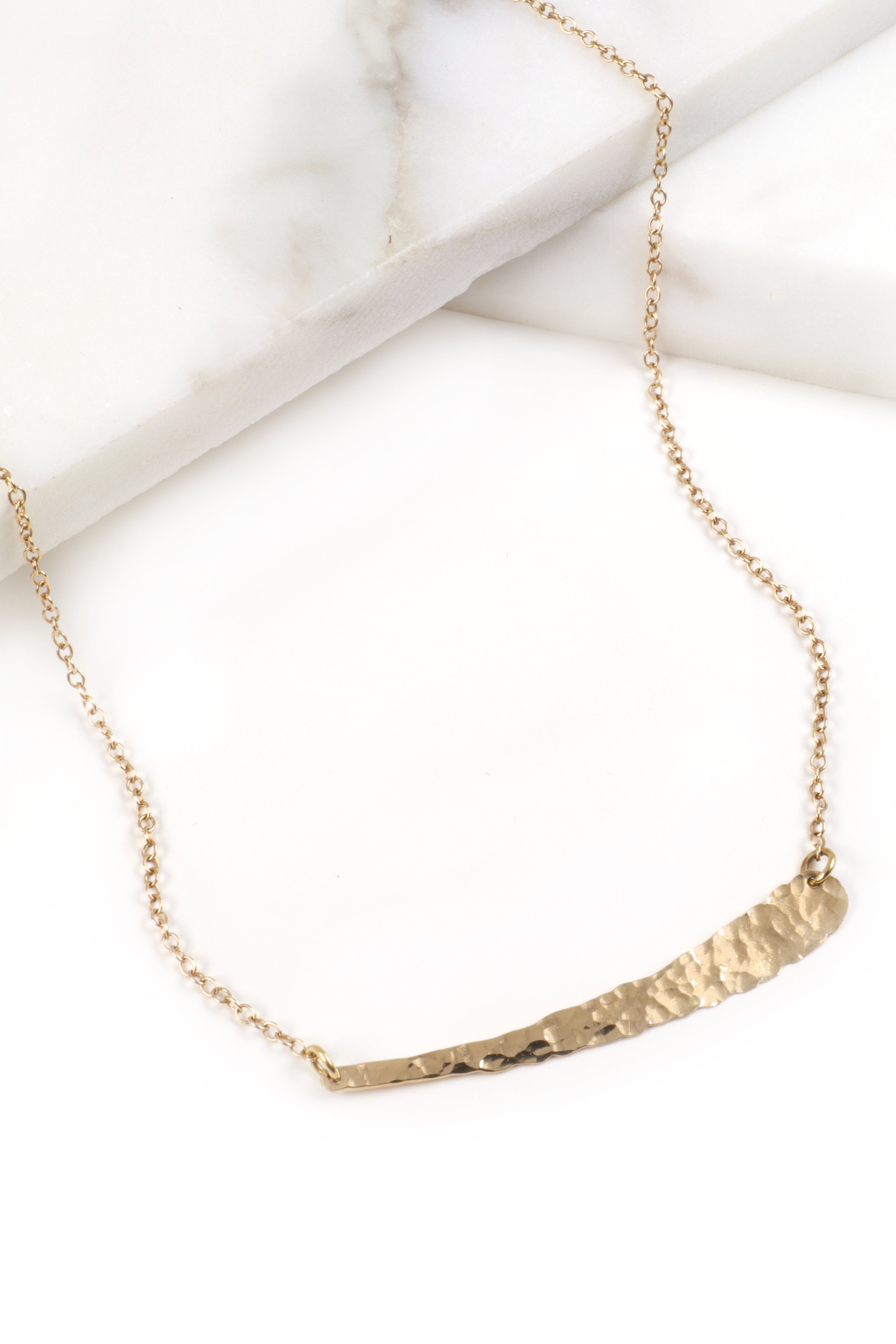 Gold Brushstroke Necklace