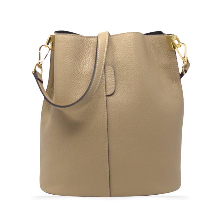 Beige Bucket Bag